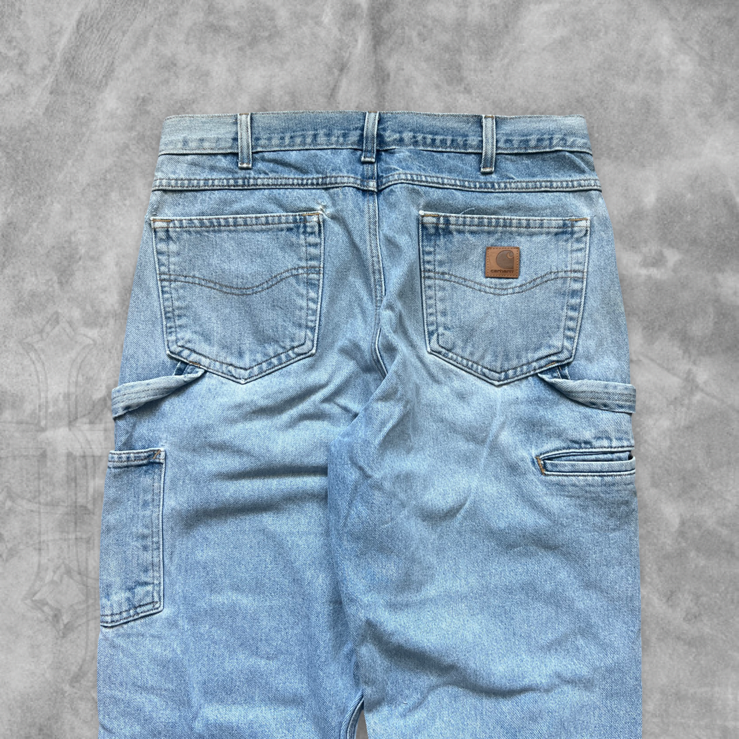 Faded Denim Carhartt Carpenter Jeans 2000s (34x30)