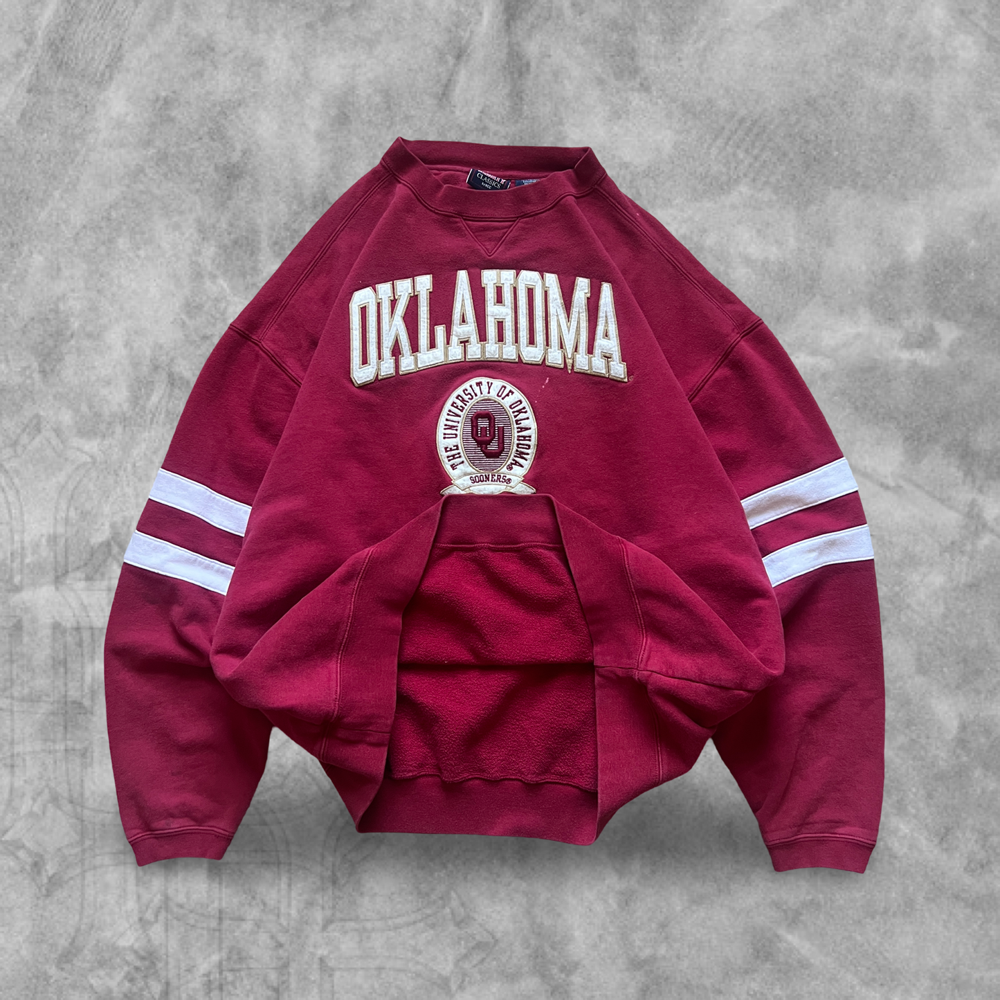 Red Oklahoma Sooners Sweatshirt 1990s (XL)