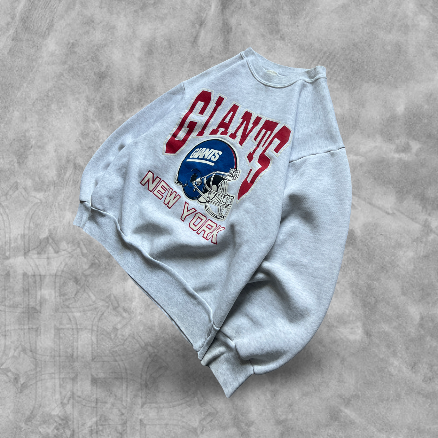Heather Gray New York Giants Sweatshirt 1990s (S)