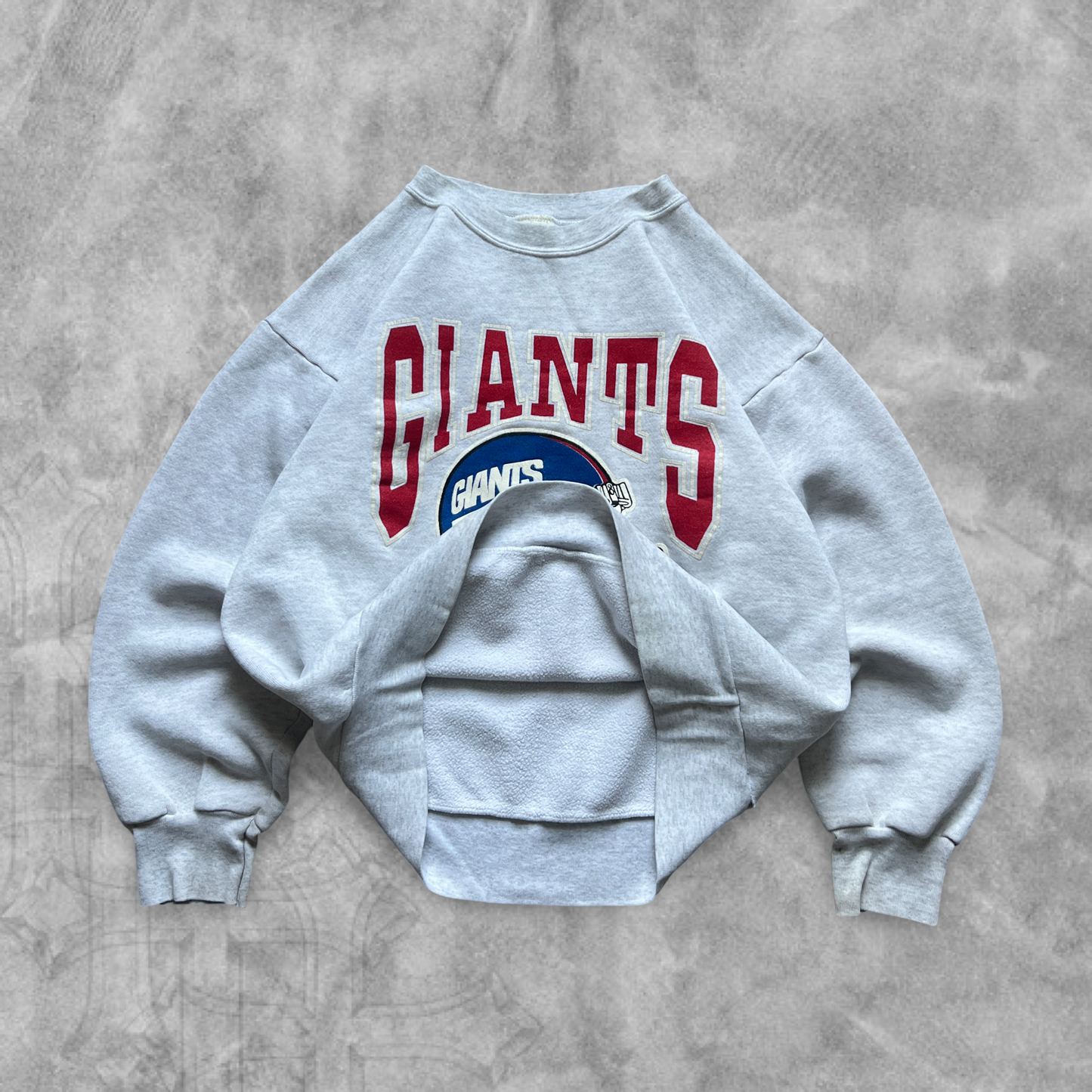 Heather Gray New York Giants Sweatshirt 1990s (S)