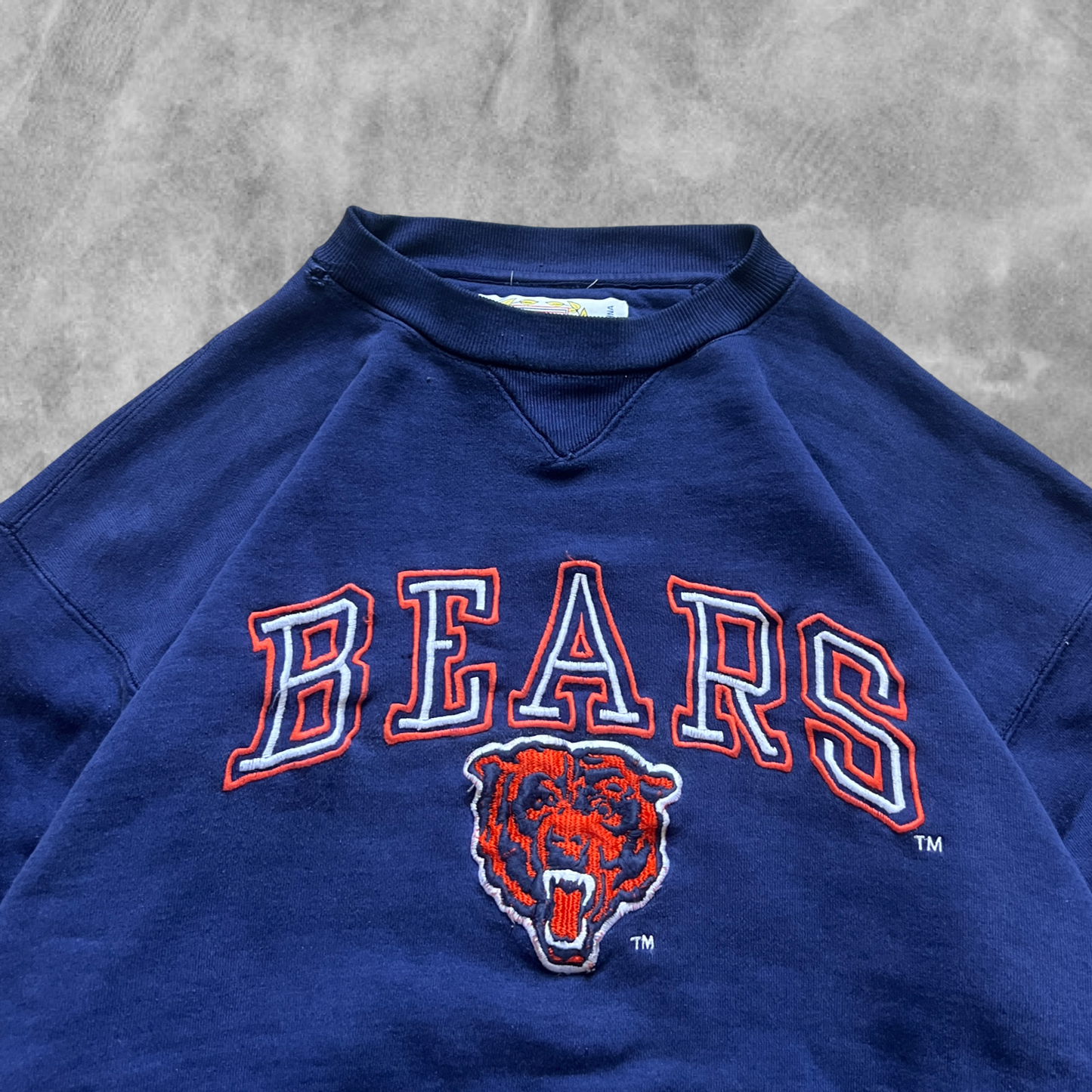 Navy Blue Chicago Bears Sweatshirt 1990s (XL)