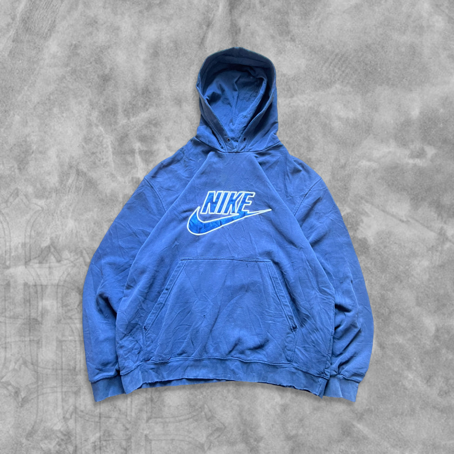 Navy Blue Nike Hoodie 2000s (XL)