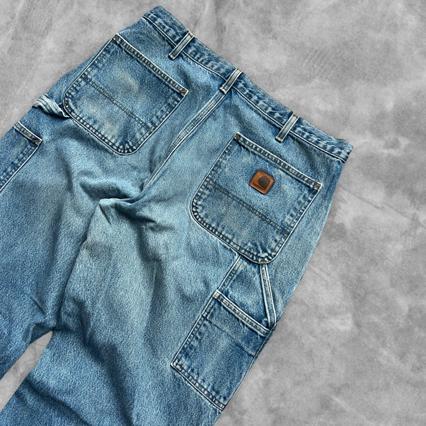 Faded Denim Carhartt Carpenter Pants 2000s (36x34)