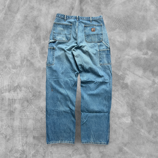 Faded Denim Carhartt Carpenter Pants 2000s (36x34)