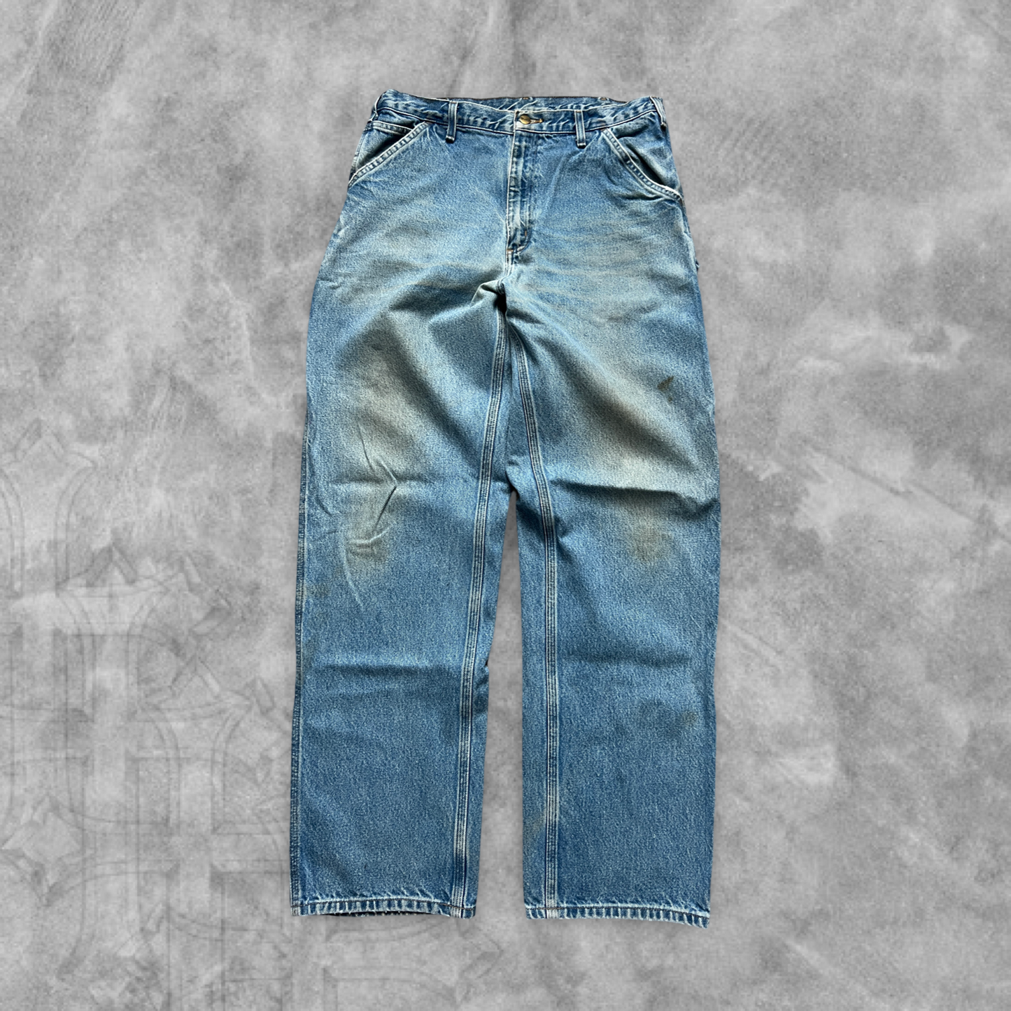 Faded Denim Carhartt Carpenter Pants 2000s (36x34)