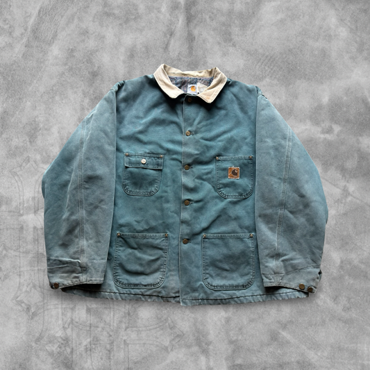 Forrest Green Carhartt Chore Jacket 1990s (XXL)