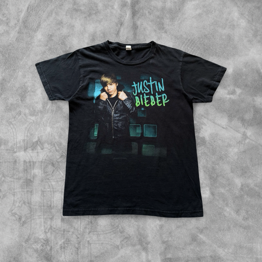 Black Justin Bieber Shirt 2000s (S)