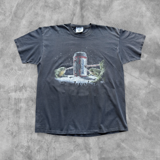 Black Budweiser Frosted Frogs Shirt 1990s (L)