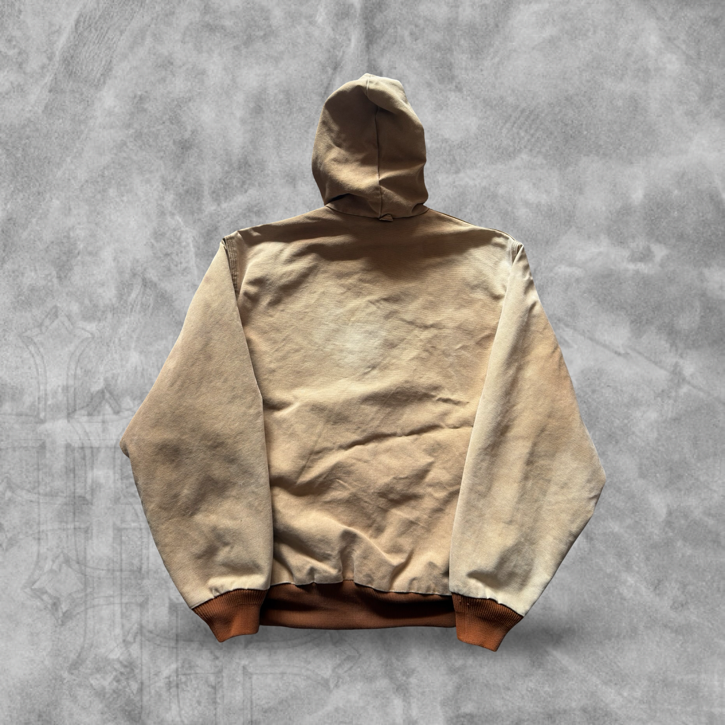 Tan Carhartt Hooded Jacket 1990s (XL)
