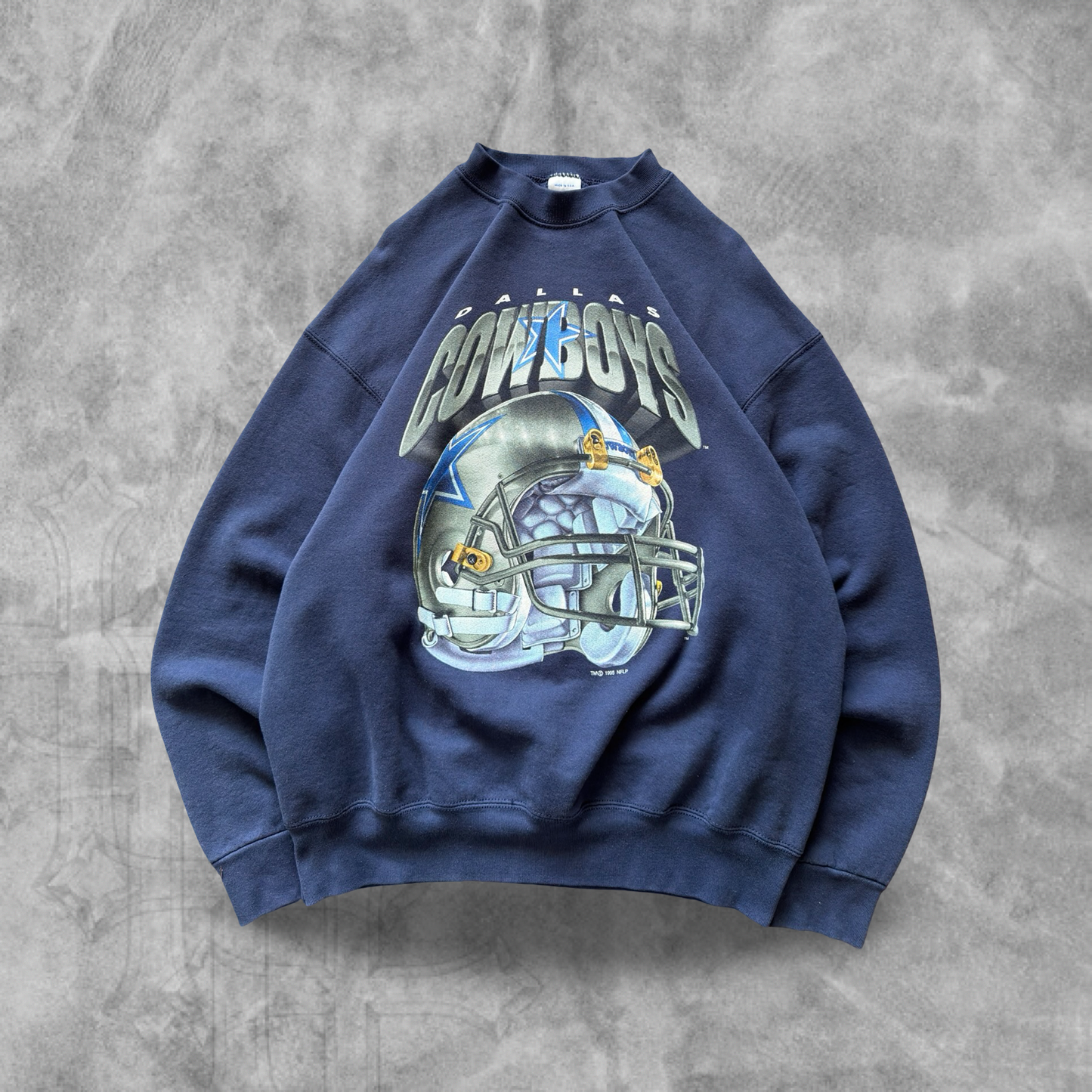 Navy Blue Dallas Cowboys Sweatshirt 1990s (XL)