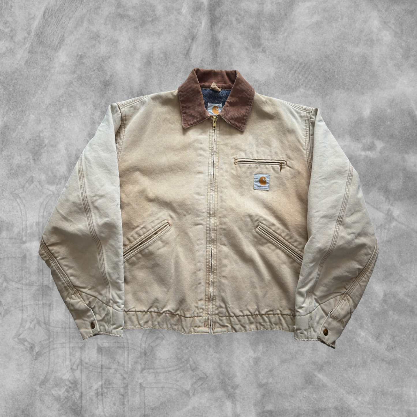 Faded Tan Carhartt Detroit Jacket 1990s (M)