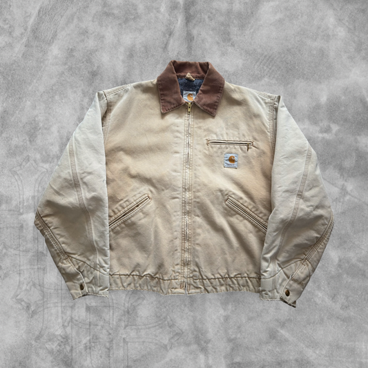 Faded Tan Carhartt Detroit Jacket 1990s (M)