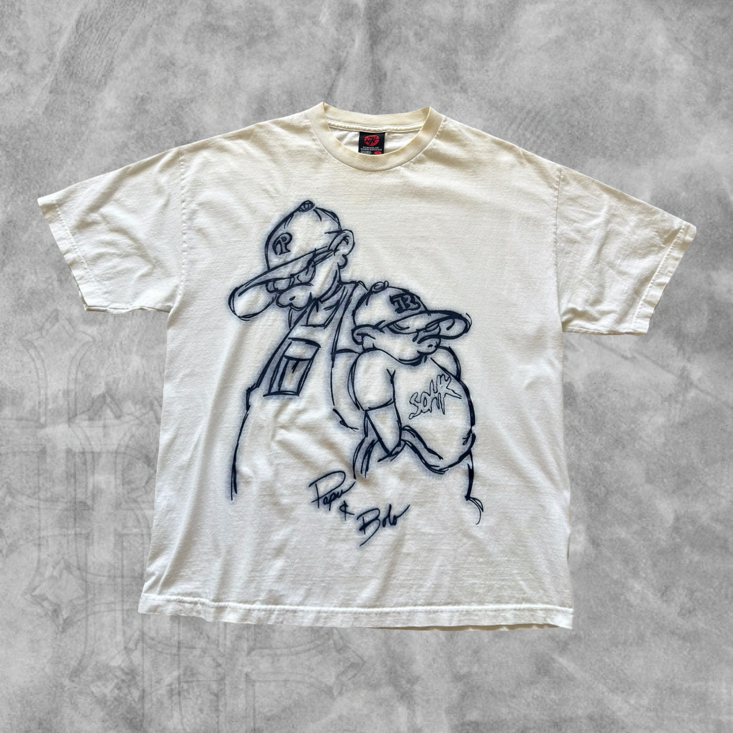 White School Of Hard Knocks Shirt 1990s (XL)