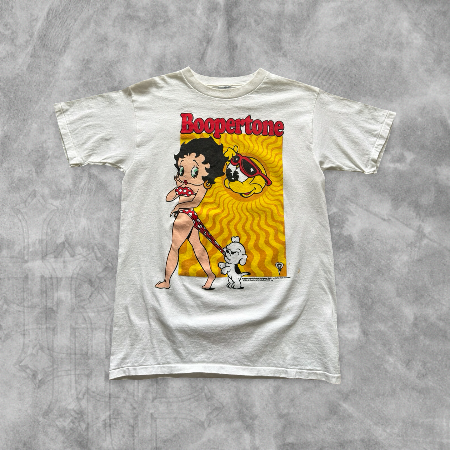 White Betty Boop Boopertone Shirt 1994 (L)