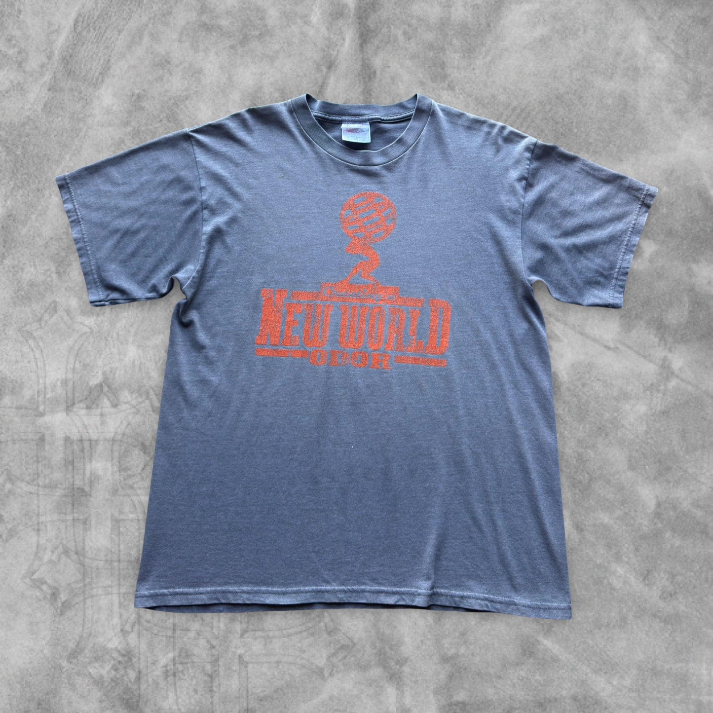 Faded Gray Nike Gym Shirt 1990s (M)