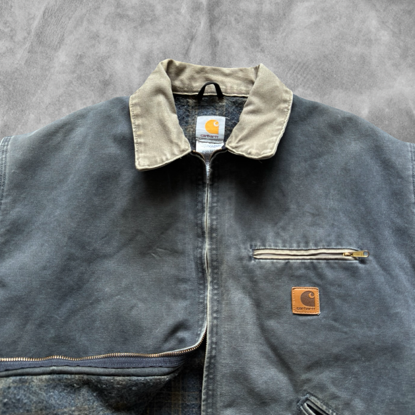 Petrol Gray Carhartt Detroit Jacket 2000s (XL)
