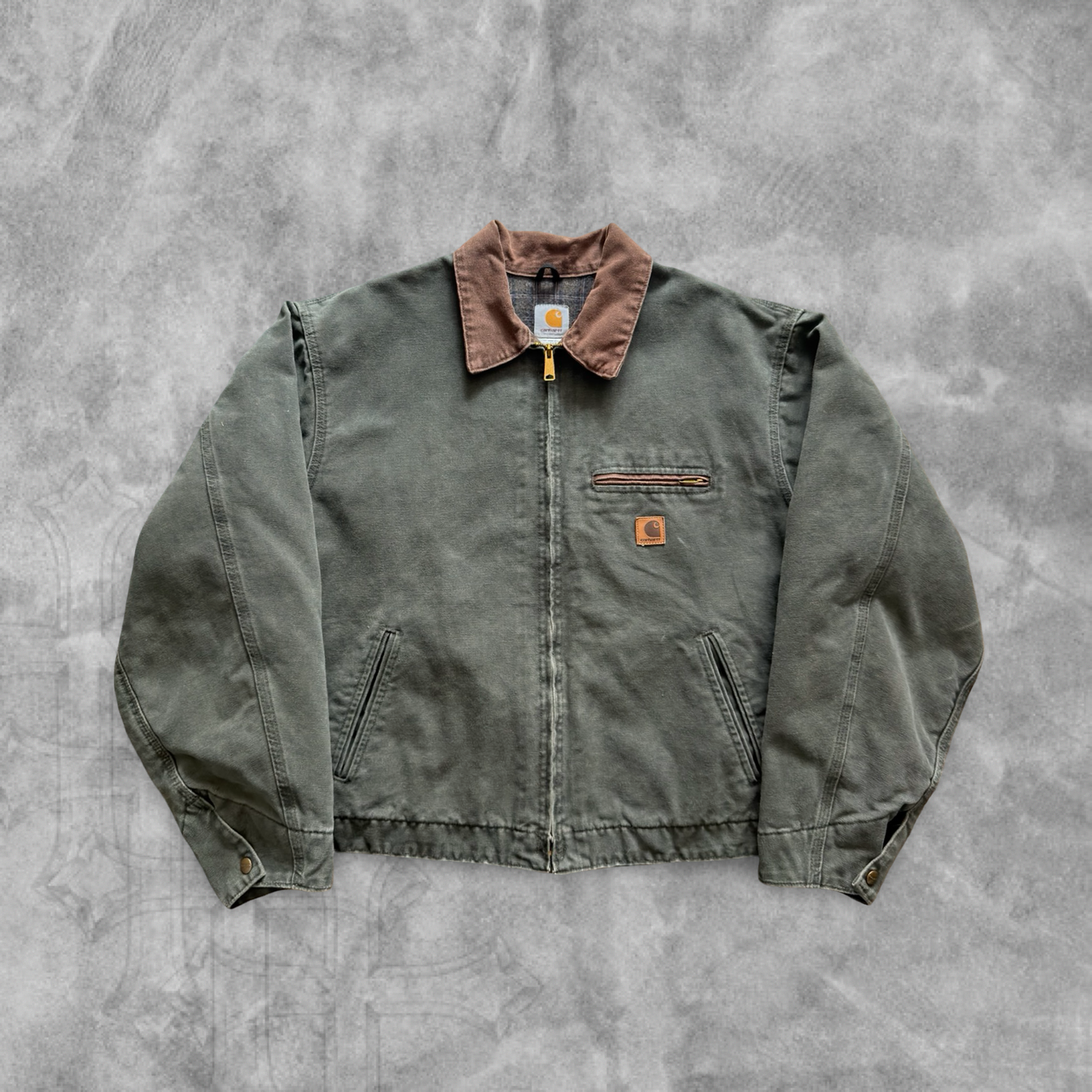 Moss Green Carhartt Detroit Jacket 2004 (XXL)