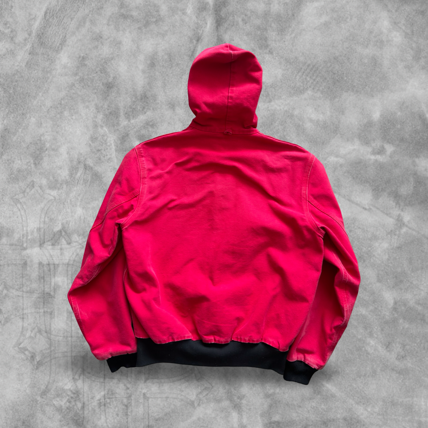 Red Carhartt Hooded Jacket 1990s (S)
