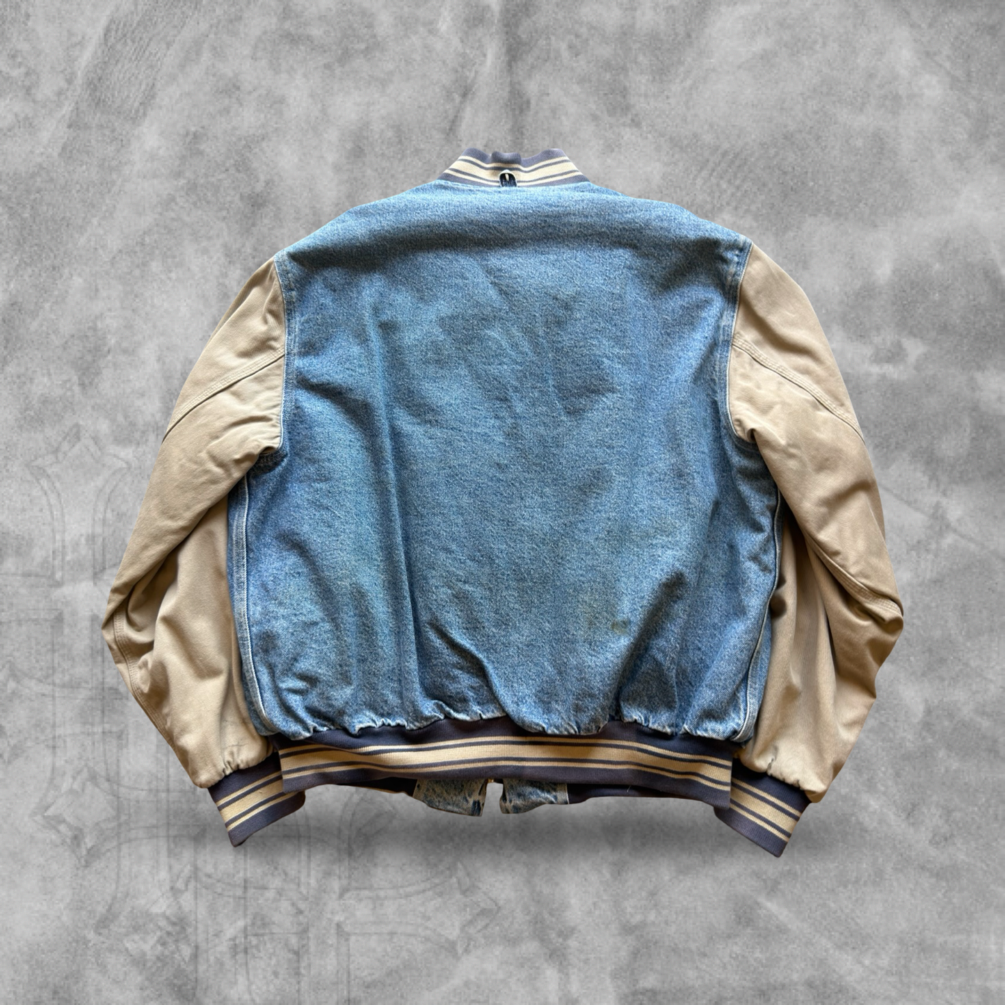 Denim Carhartt Varsity Jacket 1990s (XL)