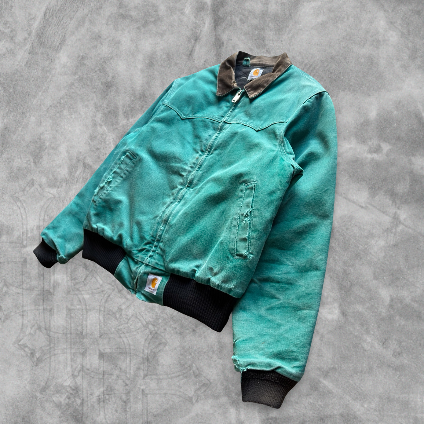 Emraled Green Carhartt Santa Fe Jacket 1990s (L)