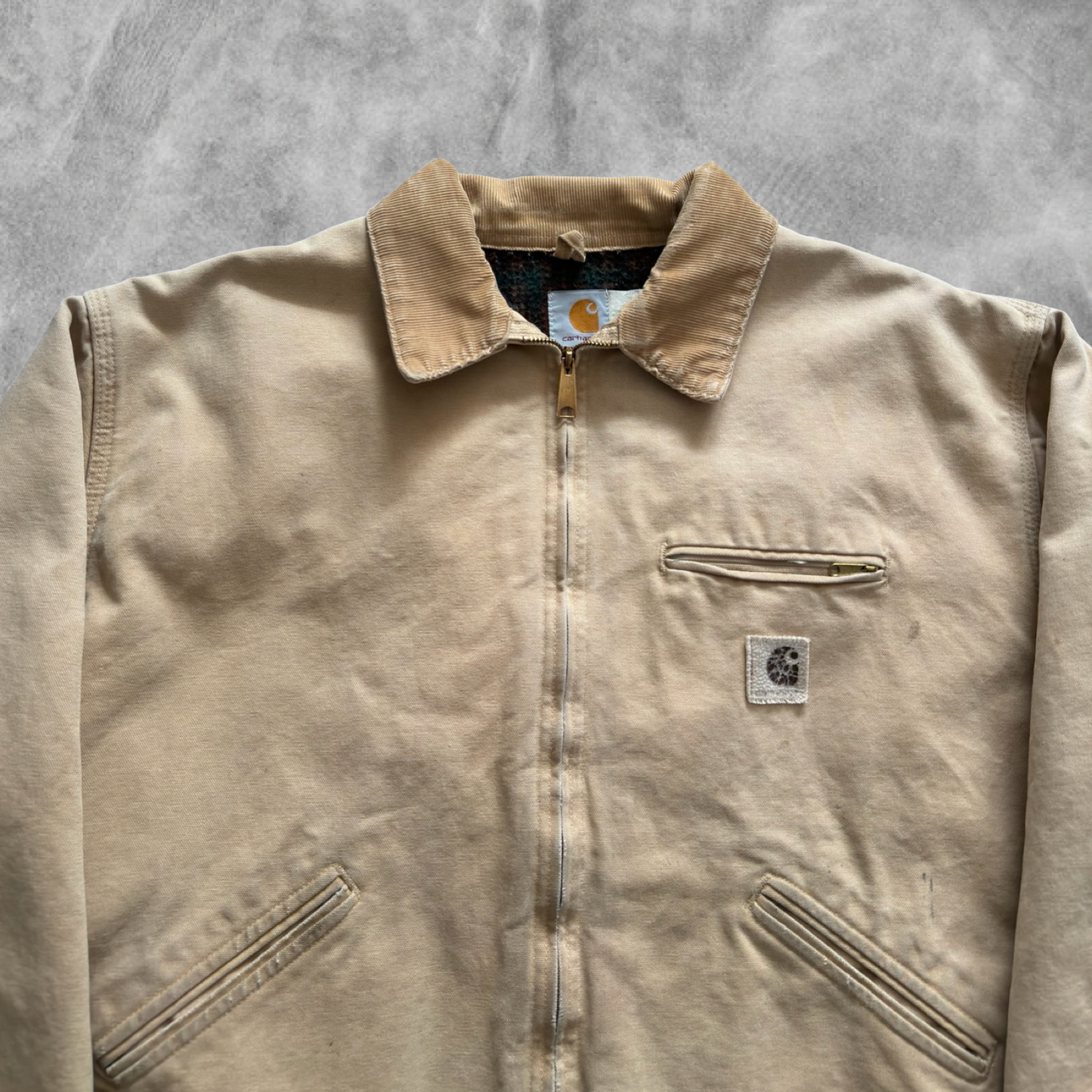 Faded Tan Carhartt Detroit 1990s (XXL)