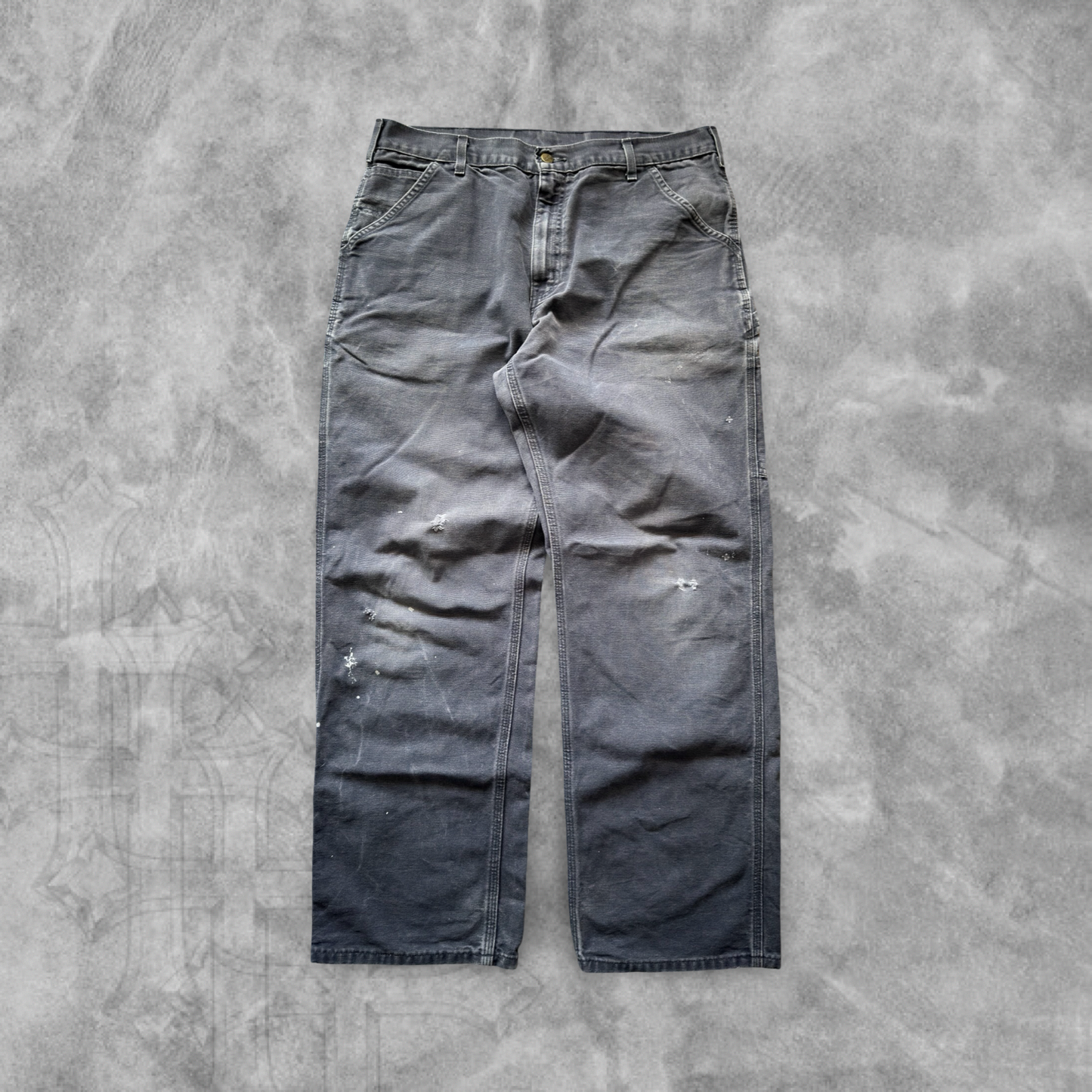 Faded Distressed Carhartt Carpenter Pants 1990s (36x32)