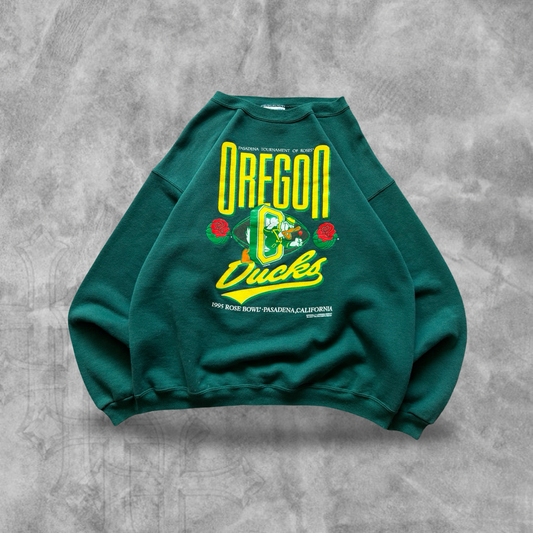 Forrest Green Oregon Ducks Sweatshirt 1990s (M)