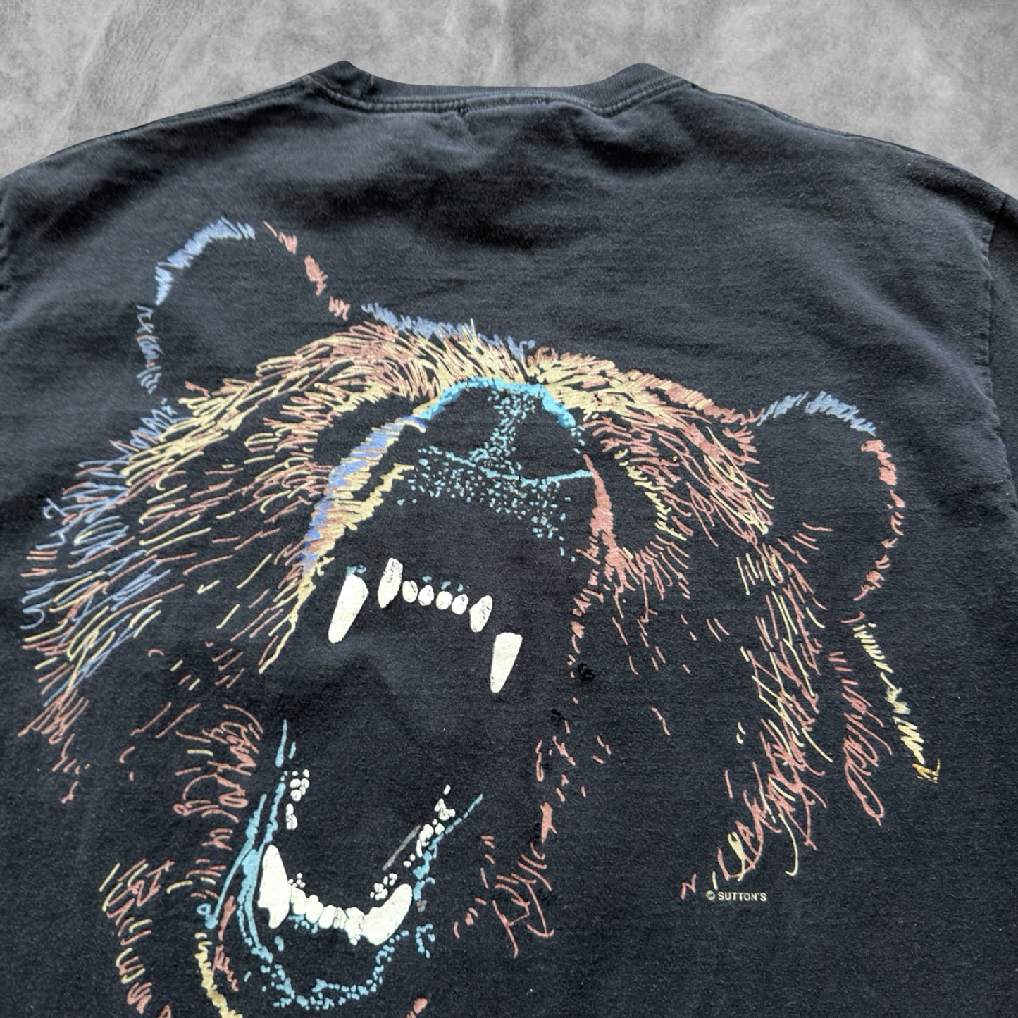 Black Yellow Stone National Park Shirt 1990s (L)