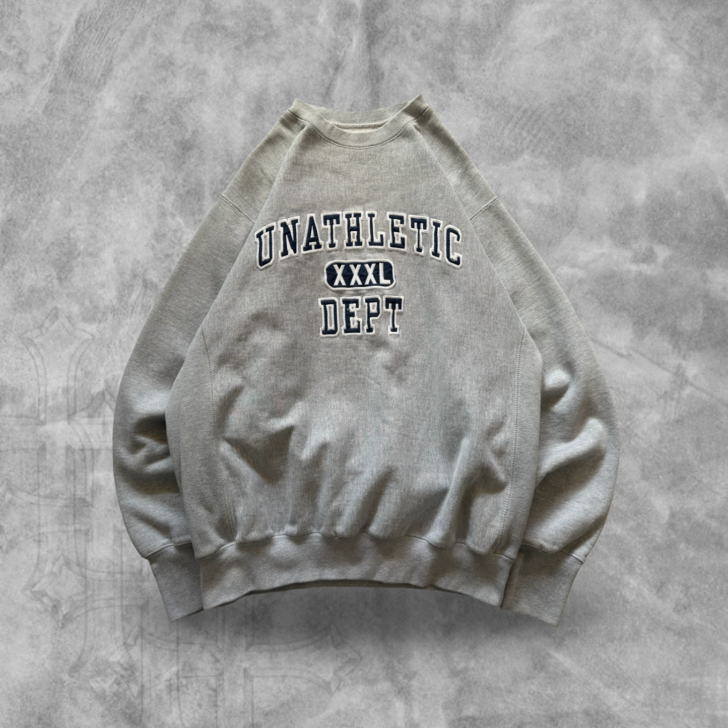 Grey Un Athletic Department Sweatshirt 1990s (L)