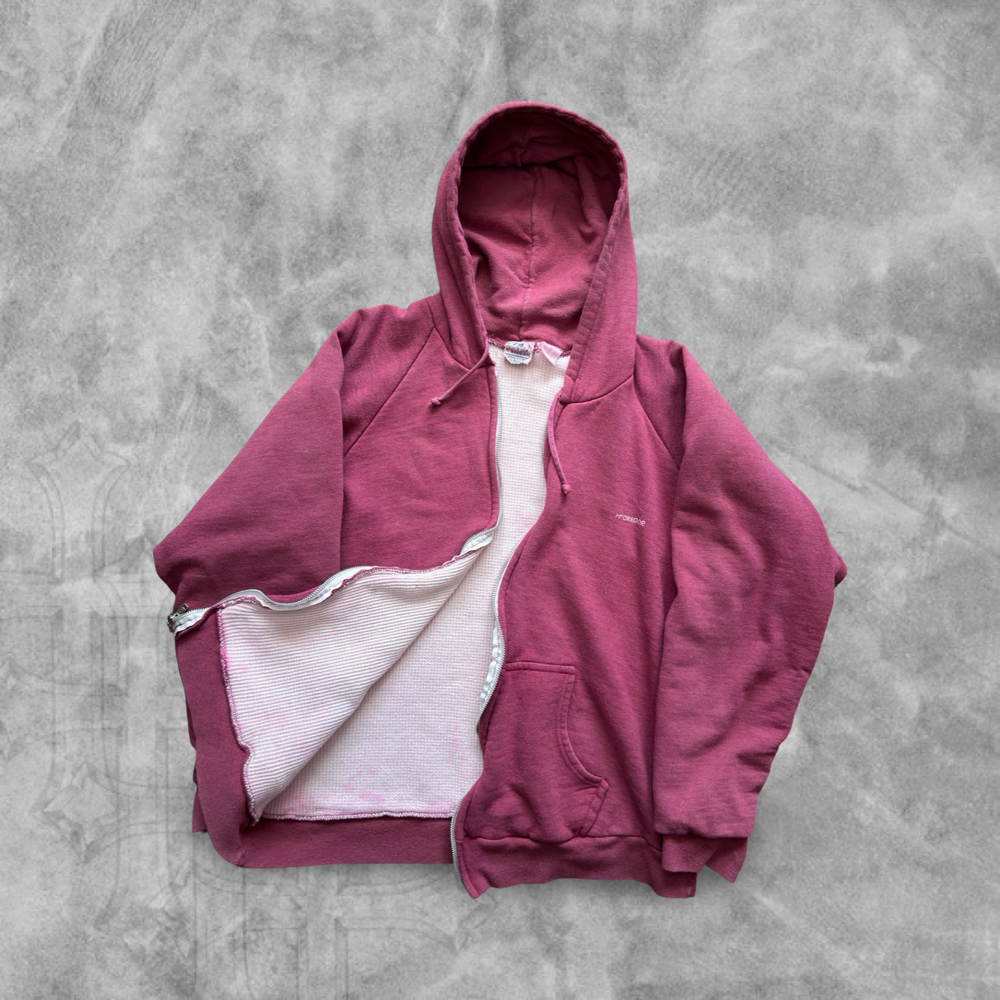 Maroon McGregor Thermal Lined Jacket 1980s (S)