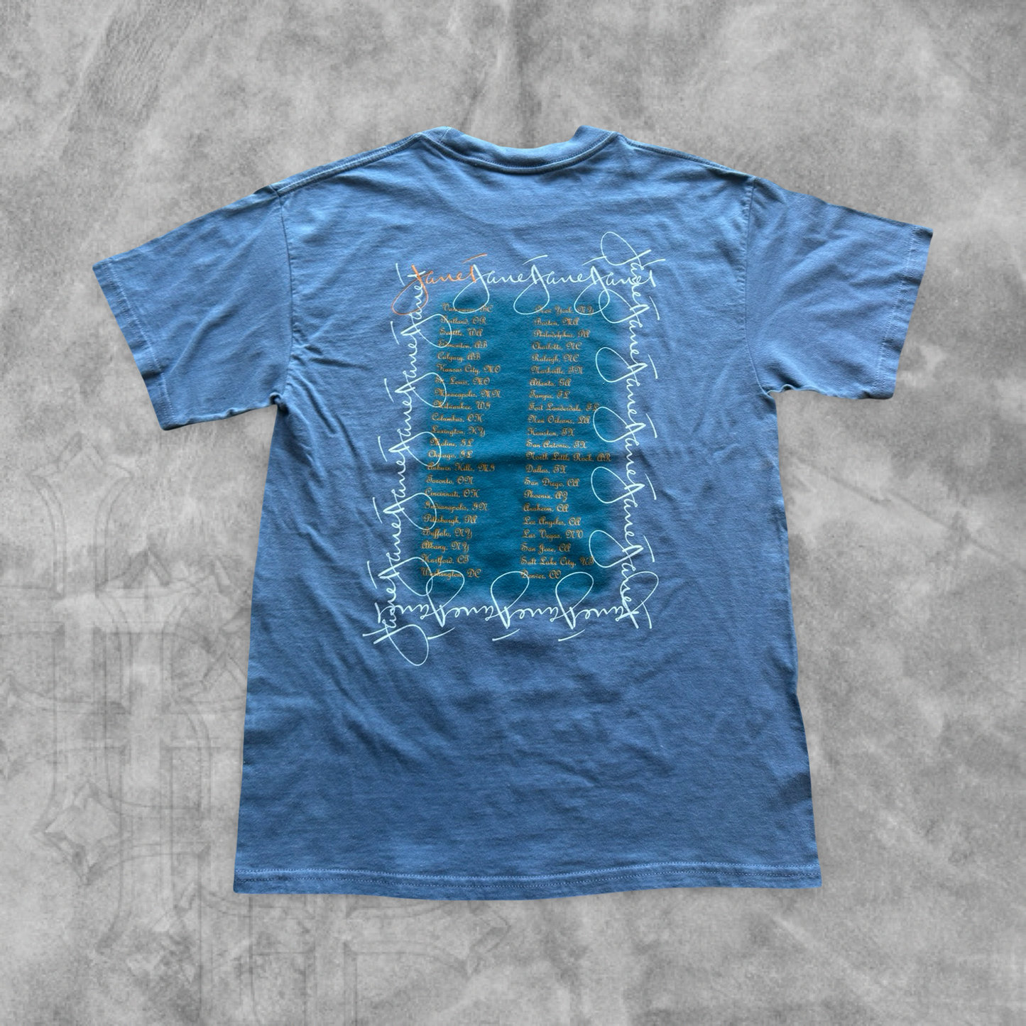 Baby Blue Janet Jackson Shirt 1990s (M)