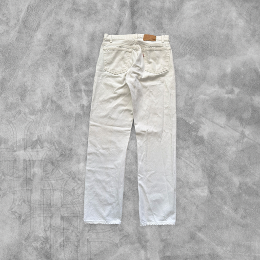 White Denim Levi’s 501 Jeans 1990s (30x31)