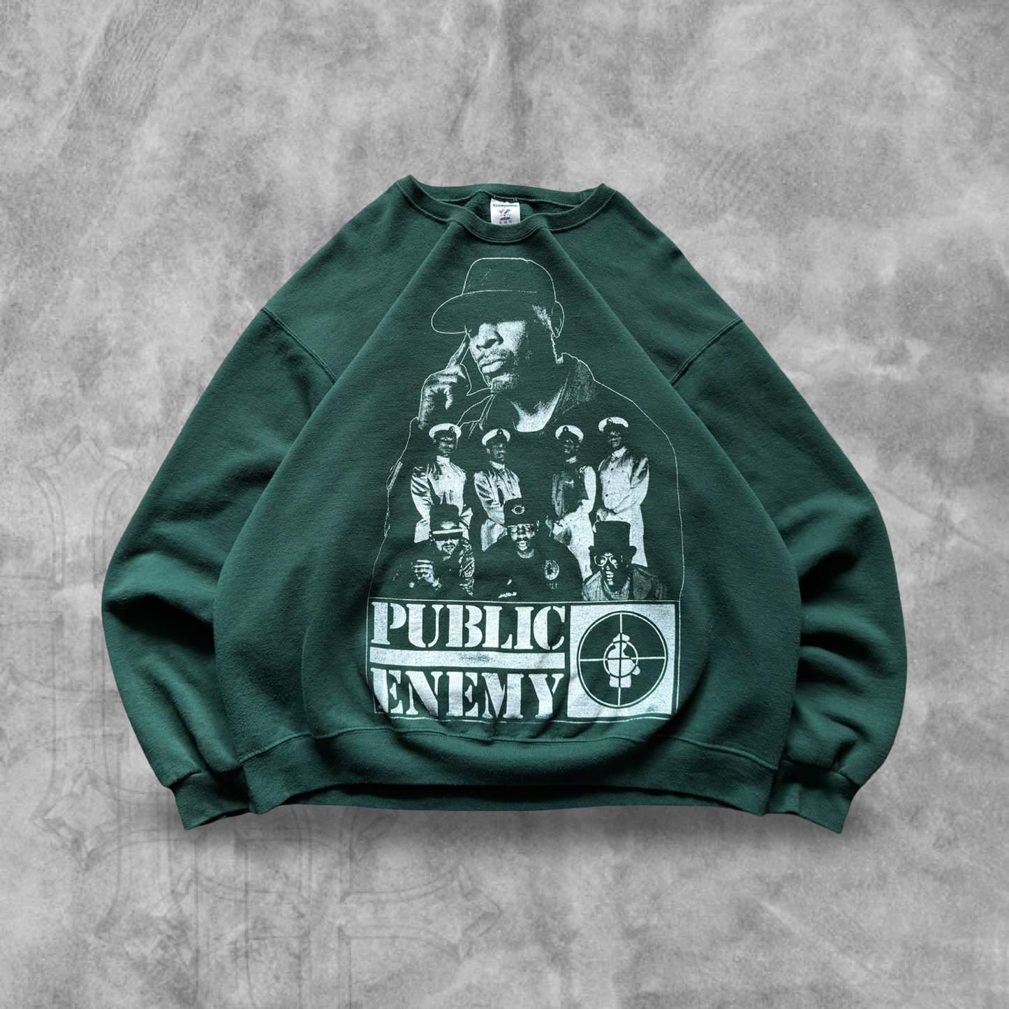 Forrest Green Public Enemy Sweatshirt 1990s (XL)