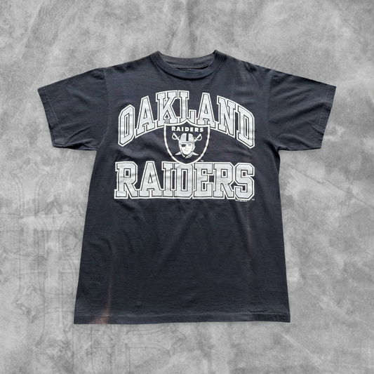 Black Oakland Raiders Shirt 1990s (M)