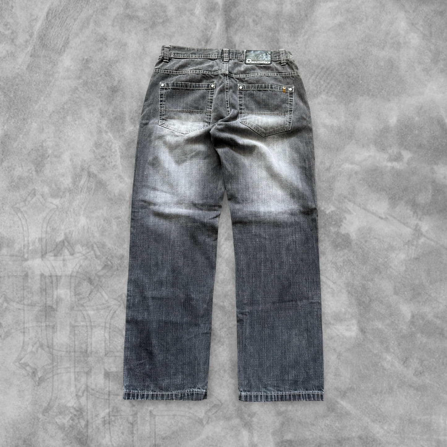 Gray Denim South Pole Jeans 2000s (36x32)
