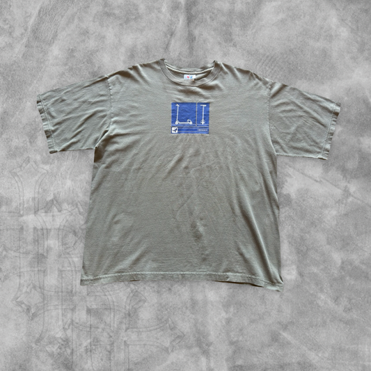 Olive Green Scooter Shirt 1990s (XL)