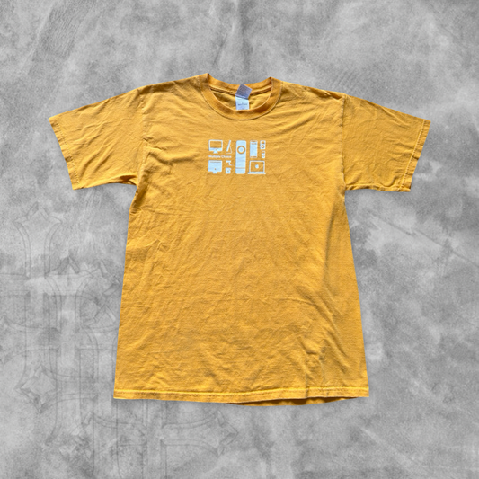 Yellow Multiple Choice Apple Shirt 1990s (L)