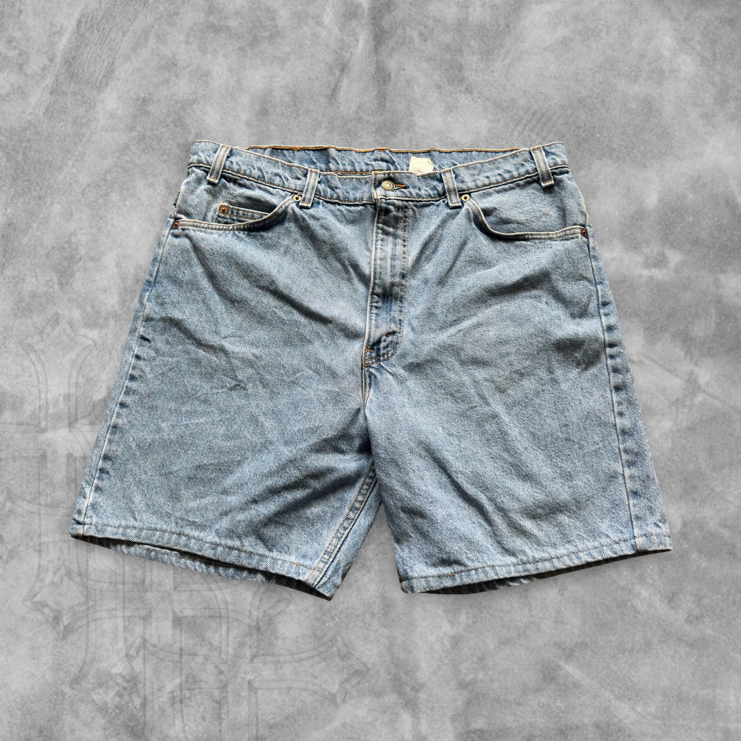 Faded Denim Levi’s Orange Tab Shorts 1990s (36)