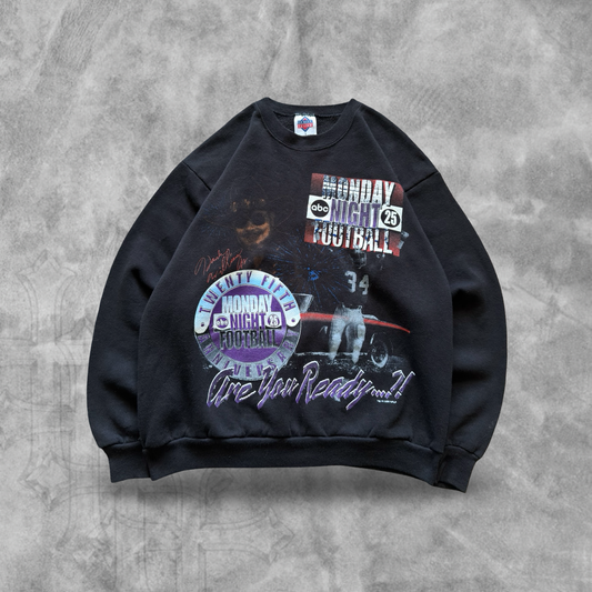 Black Hank Williams Jr. Monday Night Football Sweatshirt 1994 (M)
