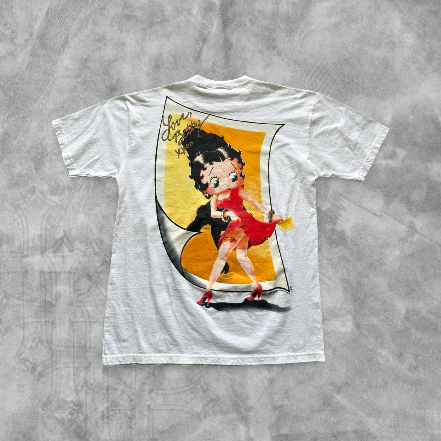 White Betty Boop Post Stamp Shirt 1995 (XL)