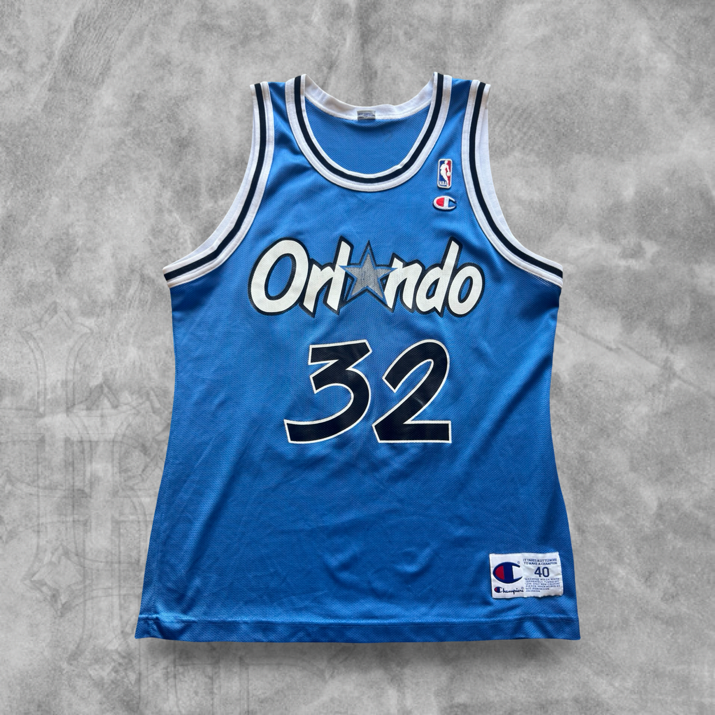 Baby Blue Orlando Magic Shaquille O’Neal Jersey 1990s (M)
