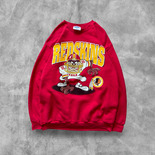 Red Washington Redskins Sweatshirt 1990s (L)