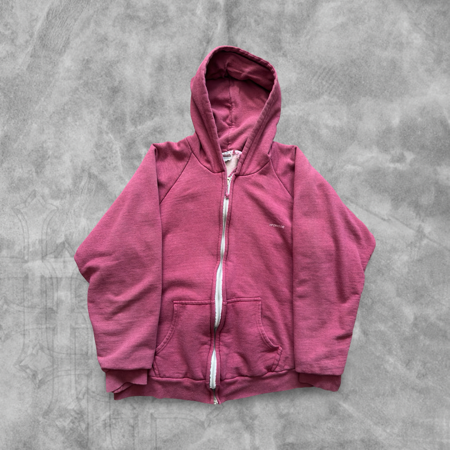 Maroon McGregor Thermal Lined Jacket 1980s (S)