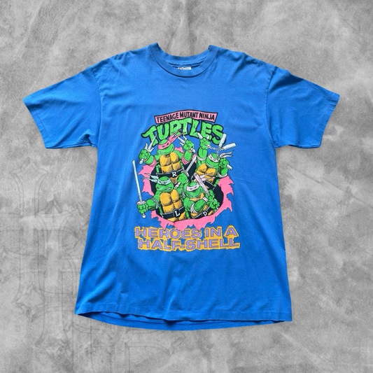 Blue Teenage Mutant Ninja Turtles Shirt 1980 (XL)