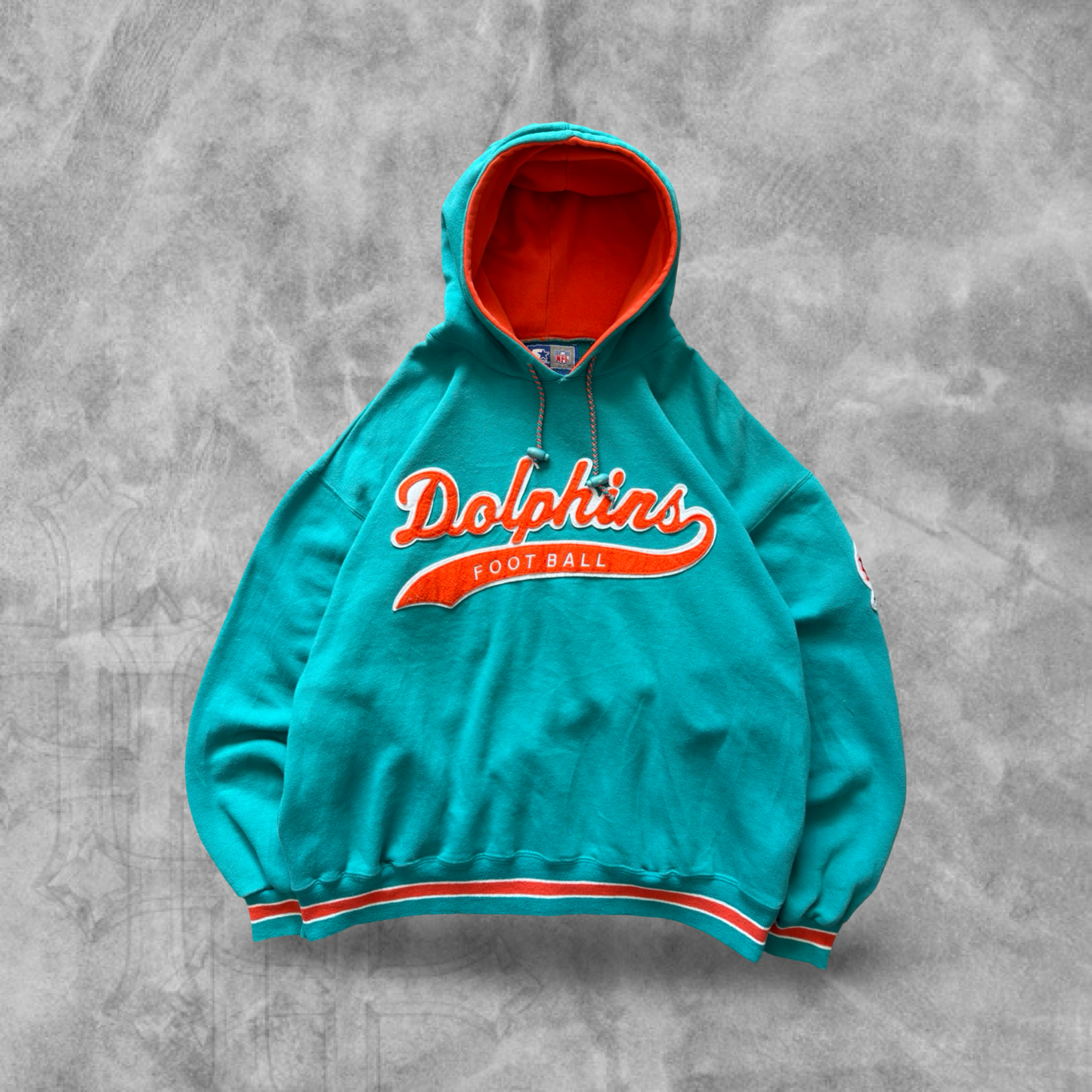 Teal Miami Dolphins Starter Hoodie 1990s (L)