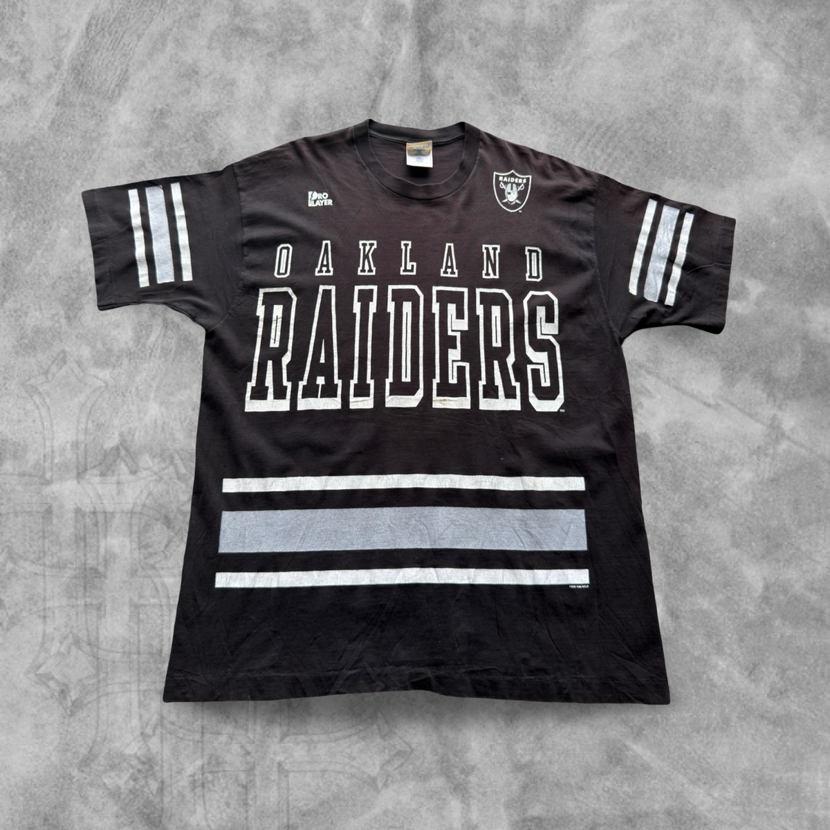 Black Oakland Raiders Pro Player Shirt 1990 (XL)