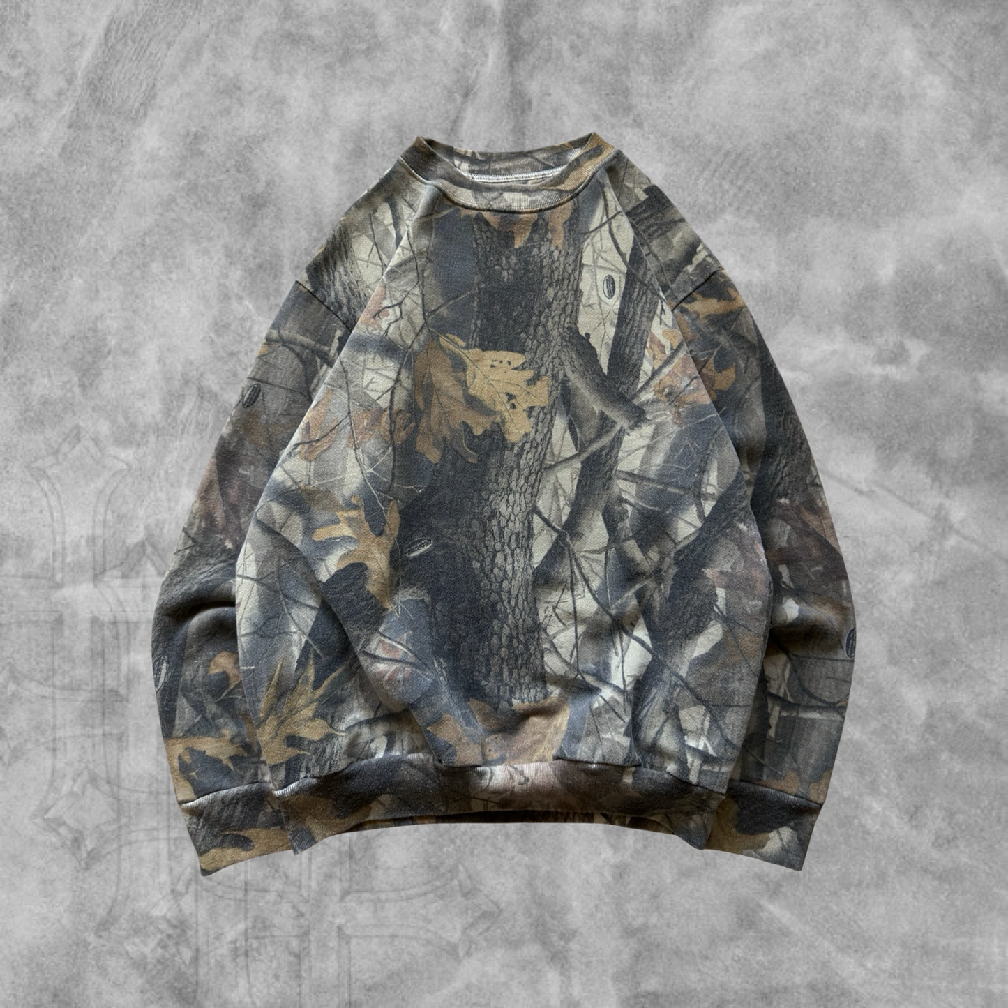 Camo Realtree Sweatshirt 1990s (M)