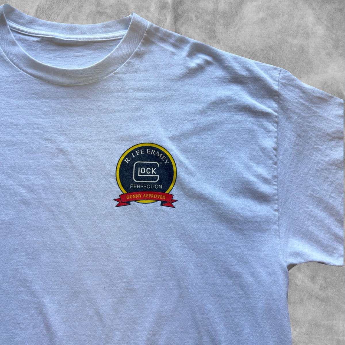 White This is My Glock Shirt 2000s (XXL)