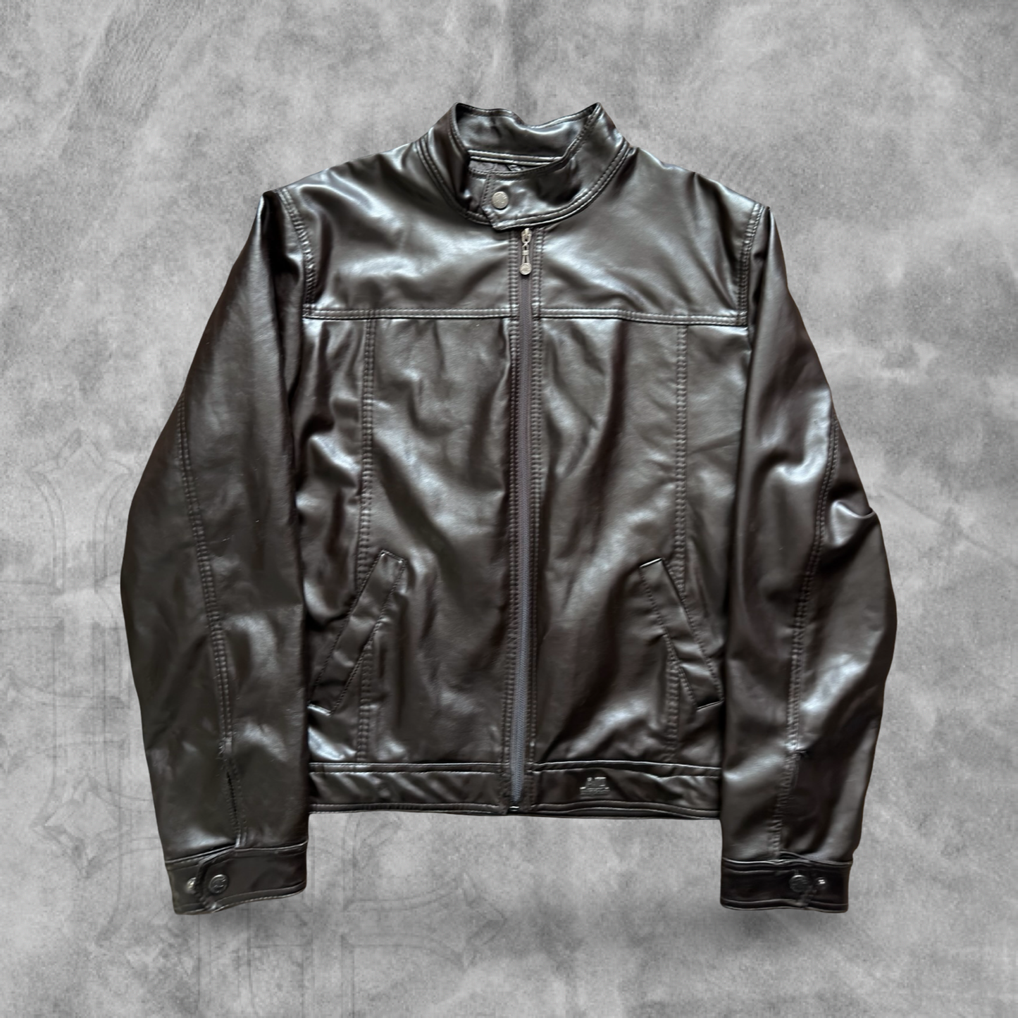 Brown AL Luxury Collection Leather Jacket 1990s (XL)
