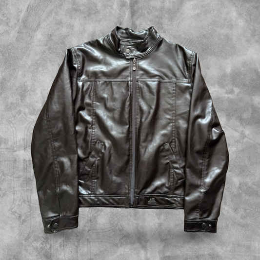 Brown AL Luxury Collection Leather Jacket 1990s (XL)